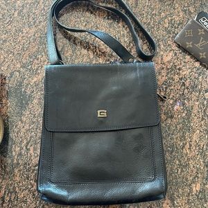 Giudi Leather Satchel / Shoe Bag EUC
